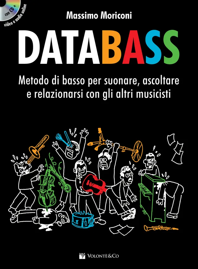 Volonte & Co Databass noty pro baskytaru s CD a videem
