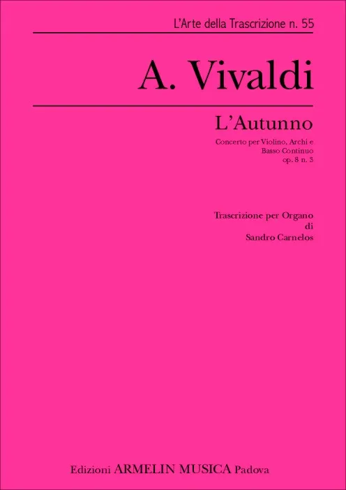 Armelin Musica L’Autunno noty ověřené vydání
