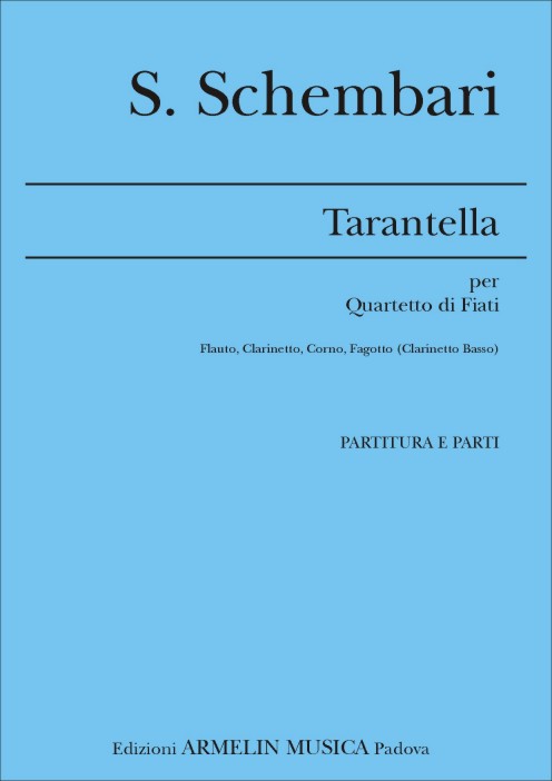 Armelin Musica Tarantella per quartetto di fiati noty pro kvarteto