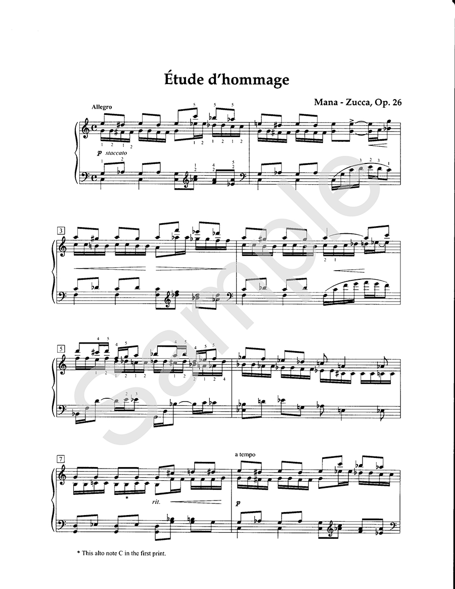 Hildegard Publishing Four Piano Works Mana-Zucca noty pro klavír