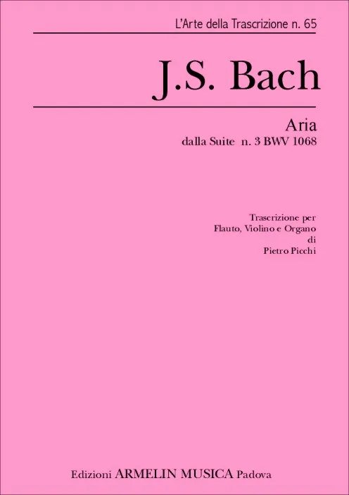 Armelin Musica Aria Suite n. 3 BWV 1068 noty