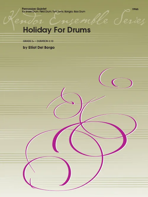 Kendor Music Holiday For Drums noty bicí soubor