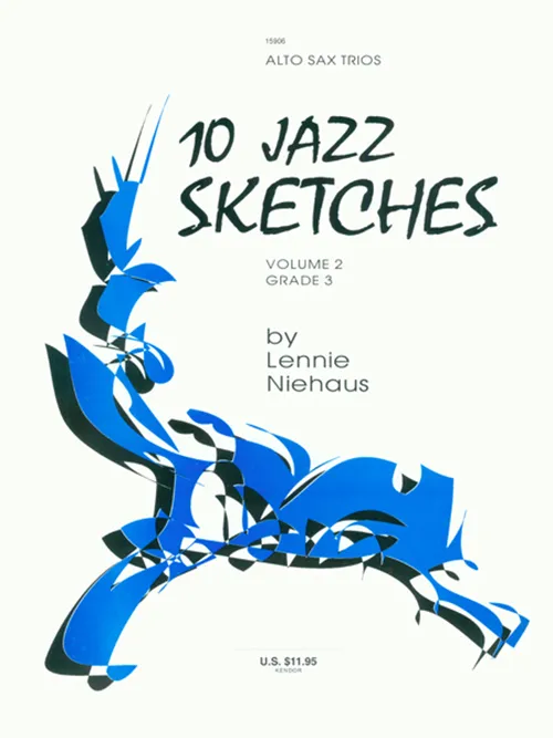 Kendor Music 10 Jazz Sketches Volume 2 noty pro trio grade 3
