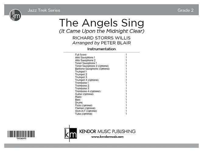 Kendor Music The Angels Sing partitura koleda