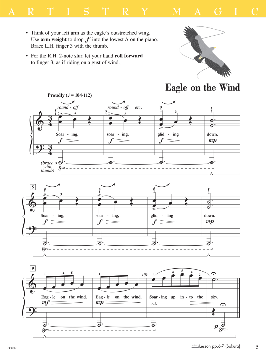 Faber Piano Adventures Level 3A Technique Artistry noty pro klavír 2. vydání