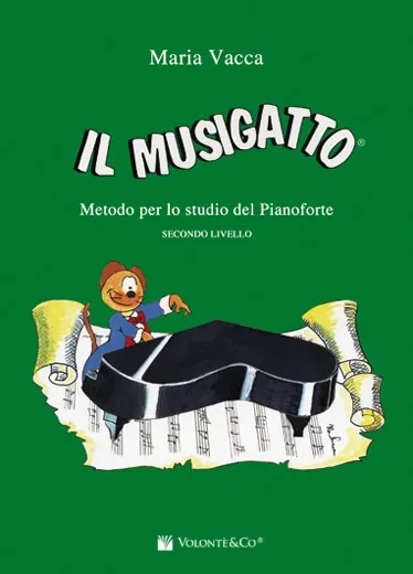 Volonte & Co Il Musigatto 2. díl noty pro klavír pro děti