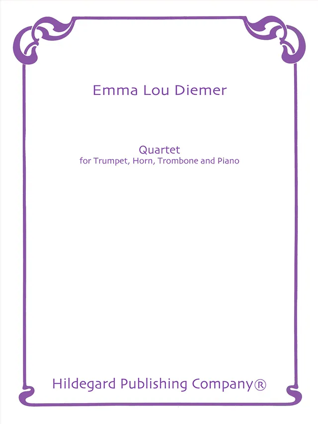 Hildegard Publishing Diemer Quartet noty žestě klavír digitální