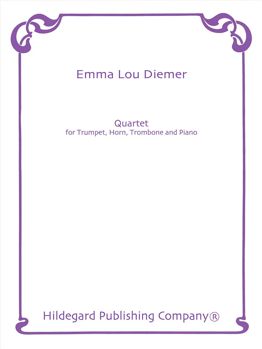 Hildegard Publishing Diemer Quartet noty žestě klavír digitální