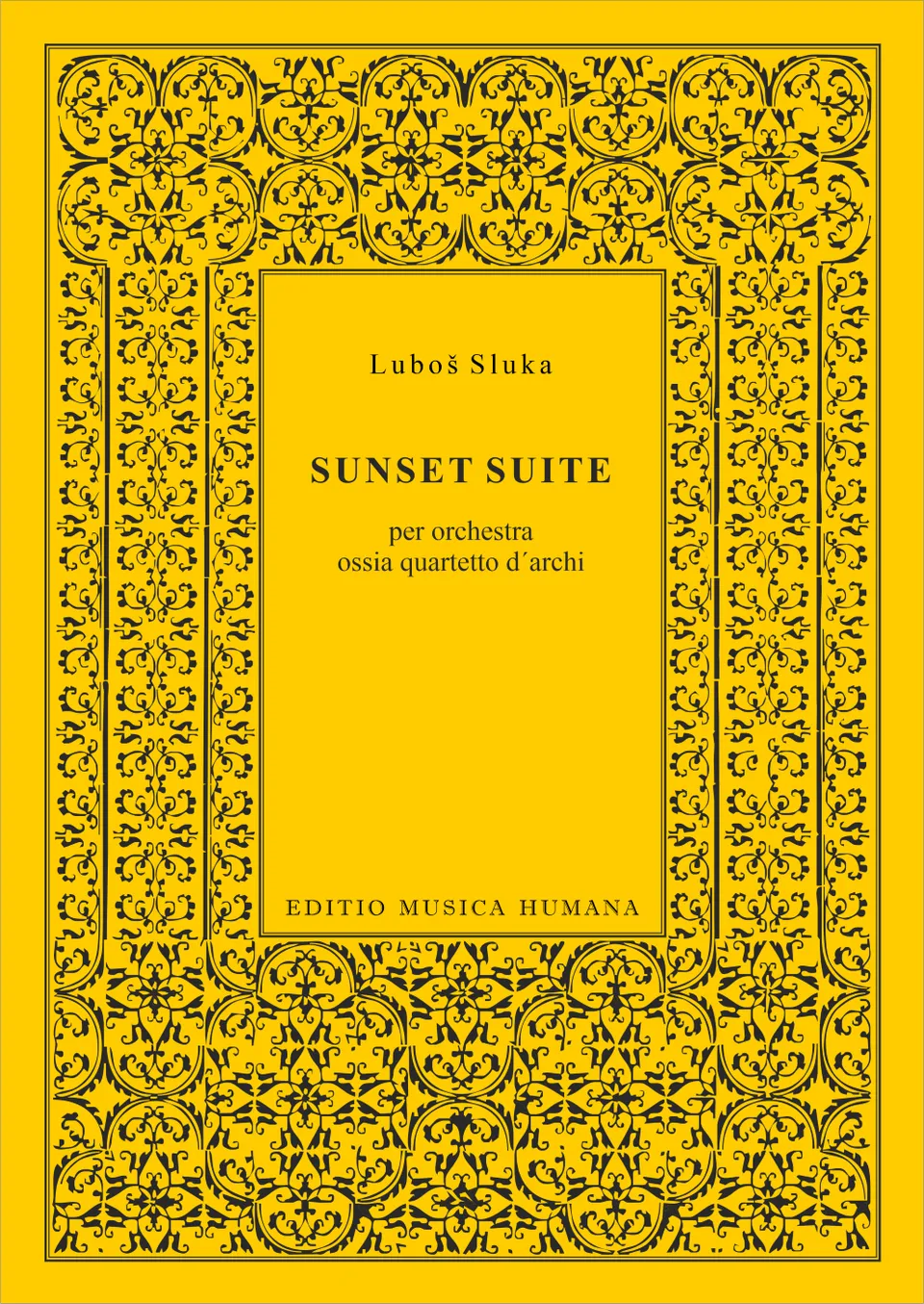 Editio Musica Humana Sunset Suite noty pro orchestr 64 stran