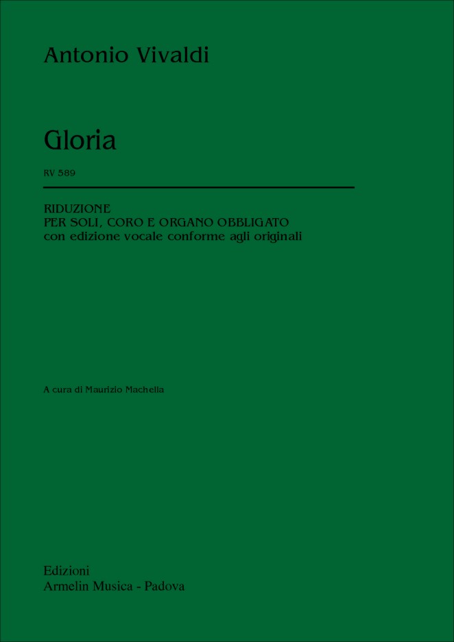 Armelin Musica Gloria RV 589 noty pro sbor
