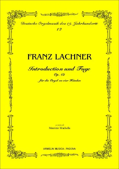 Armelin Musica Introduction und Fuge op. 62 noty