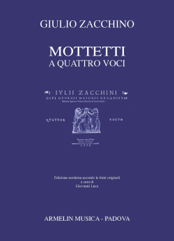 Armelin Musica Zacchino Mottetti a 4 voci 1572 noty a cappella