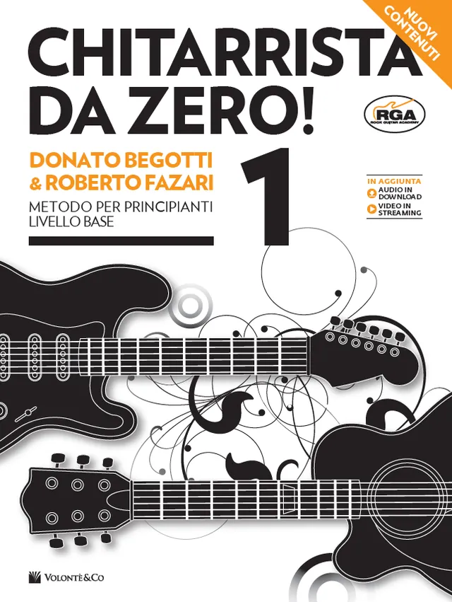 Volonte & Co Chitarrista da Zero! 1 noty pro kytaru s audio