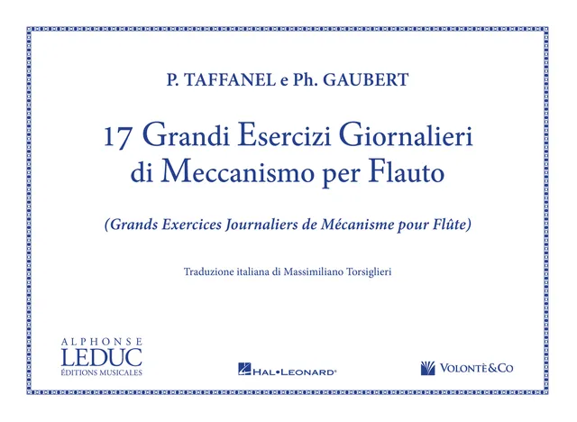Volonte & Co 17 Grandi Esercizi Giornalieri di Meccanismo per Flauto noty