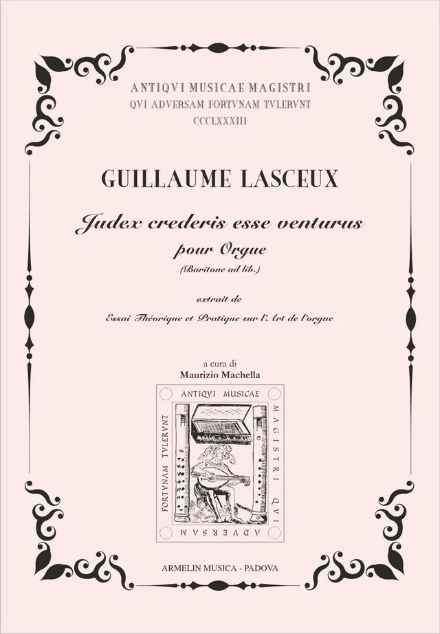 Armelin Musica Judex crederis esse venturus noty