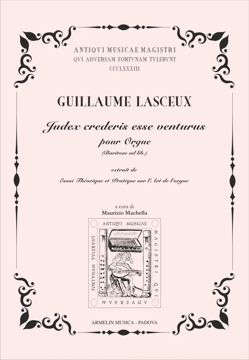 Armelin Musica Judex crederis esse venturus noty