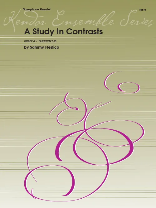 Kendor Music A Study In Contrasts noty saxofony