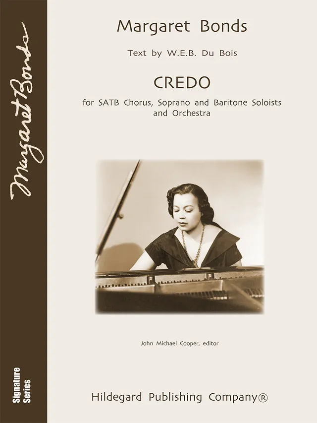 Hildegard Credo studijní partitura Margaret Bonds orchestr