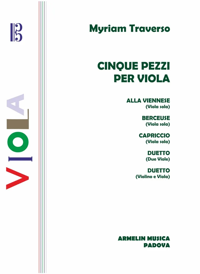 Armelin Musica Cinque pezzi per viola noty pro violu 5 skladeb