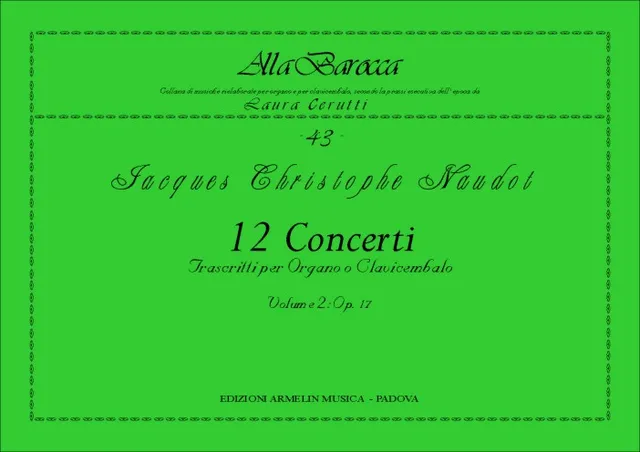 Armelin Musica 12 concerti vol. 2 noty partitura
