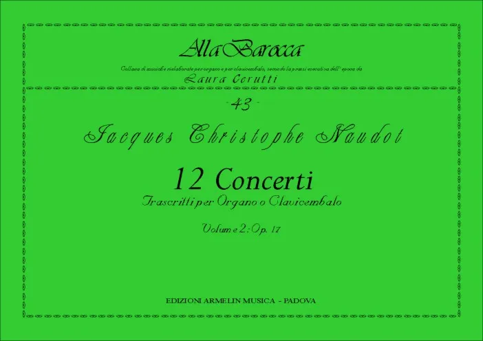Armelin Musica 12 concerti vol. 2 noty partitura