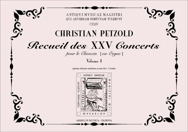 Armelin Musica Recueil des XXV Concerts vol. 1 noty