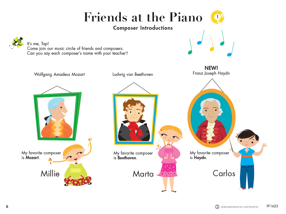 My First Piano Adventure Lesson Book C učebnice tercie