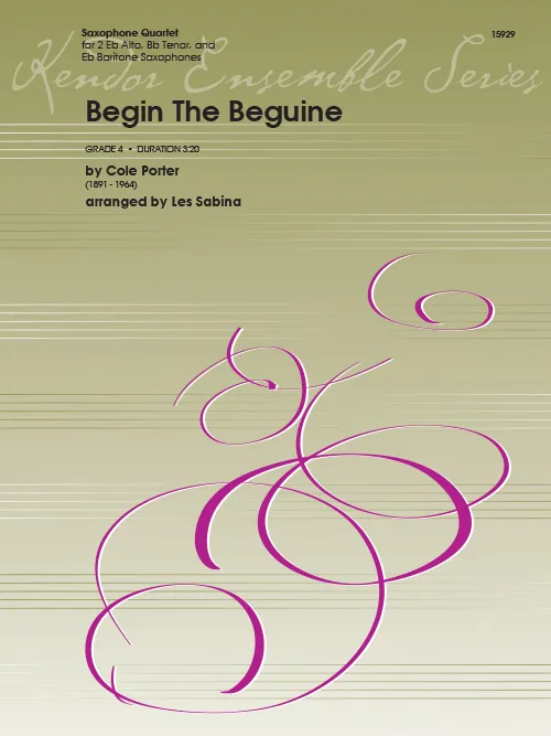 Kendor Music Begin The Beguine noty saxofony