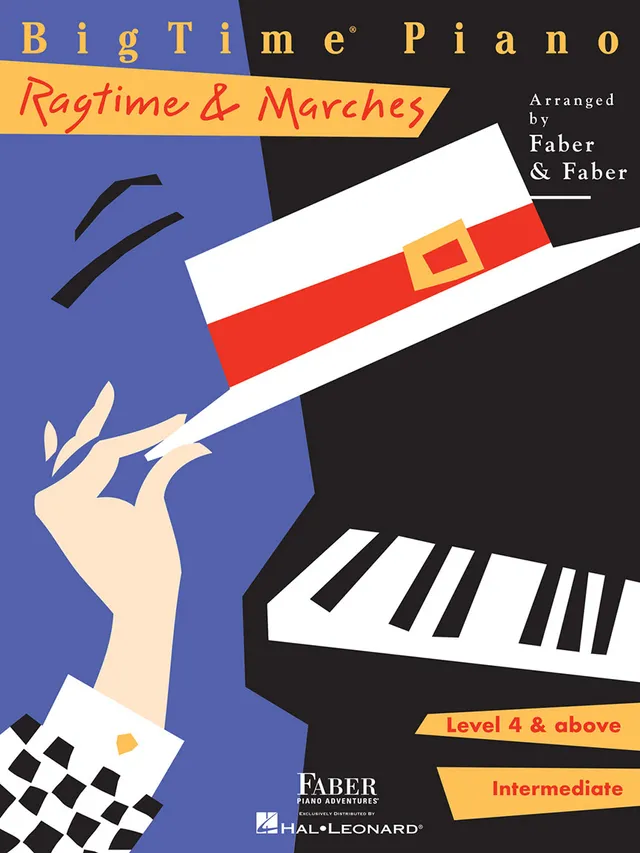 Faber BigTime Piano Ragtime Marches noty pro klavír