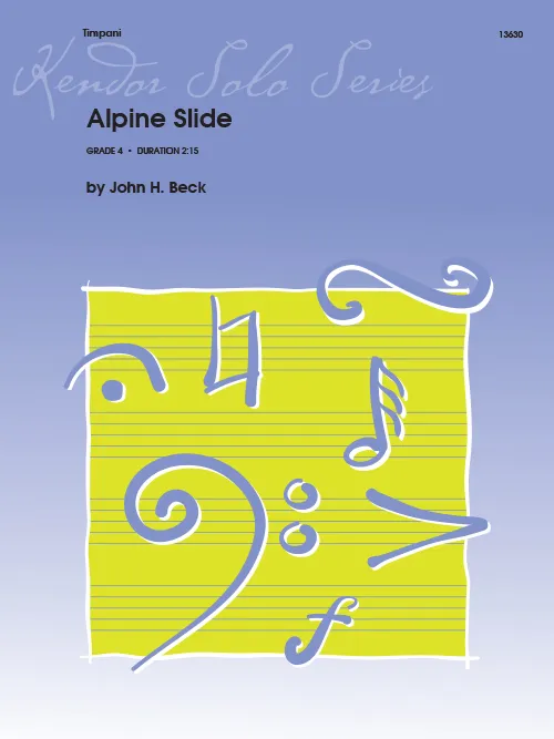 Kendor Music Alpine Slide noty pro tympány A-D-E