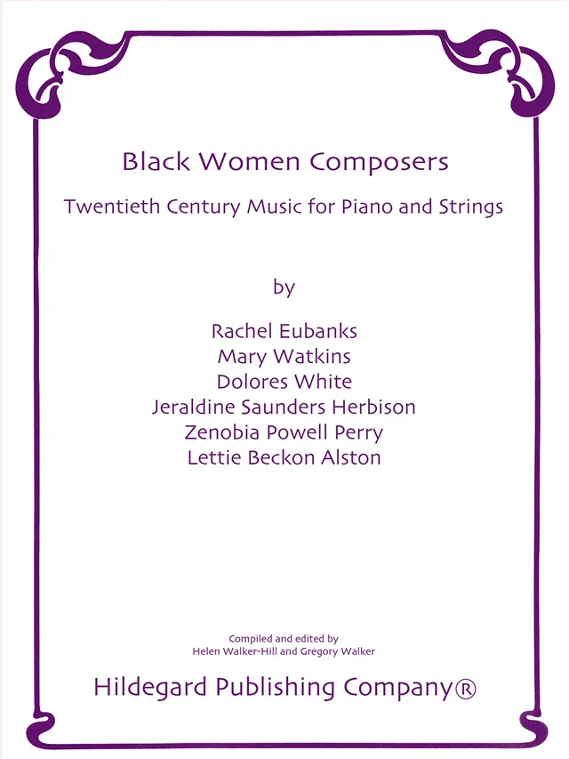 Hildegard Black Women Composers noty pro klavír a smyčce