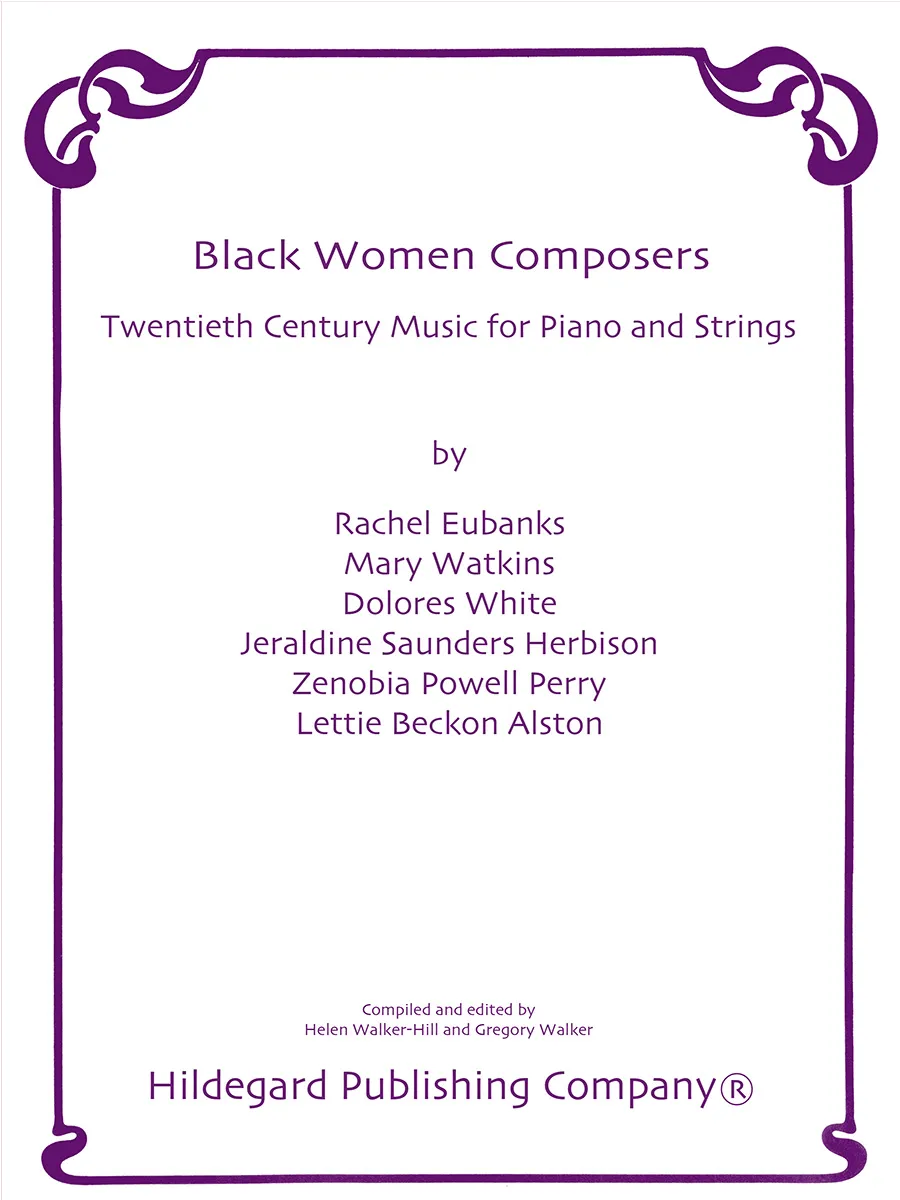 Hildegard Publishing Black Women Composers noty klavír smyčce