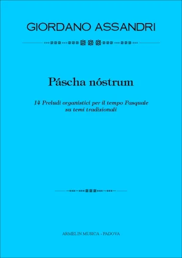 Armelin Musica Pascha Nostrum noty velikonoční sbor