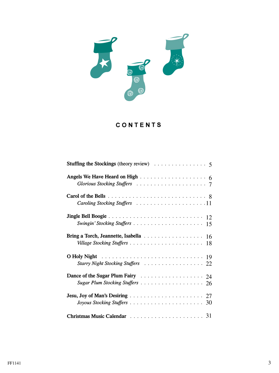 Faber Piano Adventures Level 3A Christmas noty vánoční