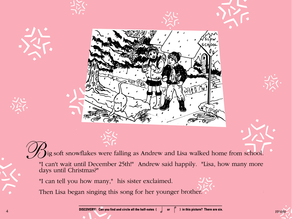 Faber Pre-Reading Christmas noty pro klavír předškolní