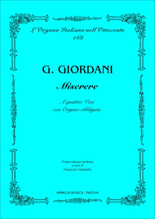 Armelin Musica Miserere noty pro sbor duchovní skladba