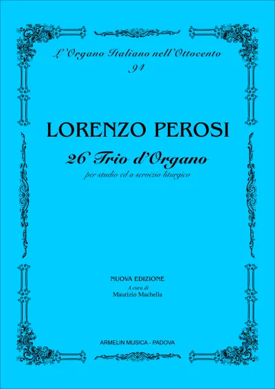 Armelin Musica 26 Trio d’Organo noty pro varhany