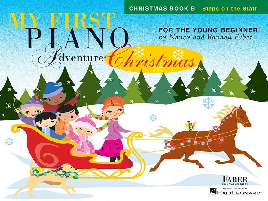 Faber Piano Adventures My First Piano Adventure Christmas Book B noty B