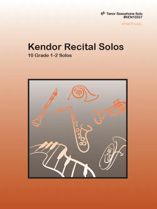 Kendor Recital Solos noty Bb tenor saxofon klavír