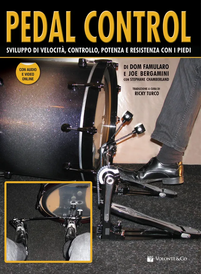 Volonte & Co Pedal Control škola hry na bicí s online audiem