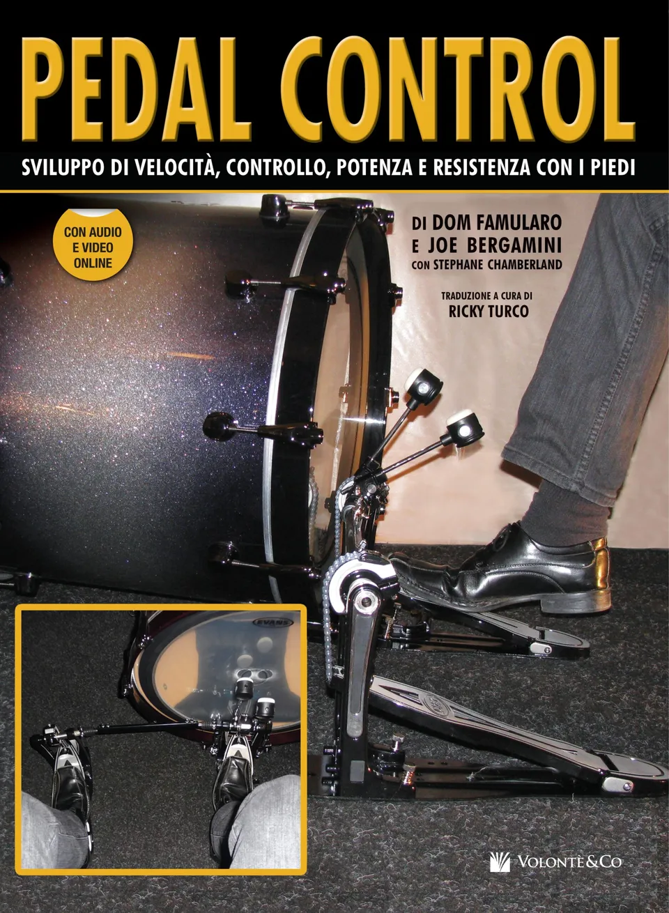 Volonte & Co Pedal Control škola hry na bicí s online audiem