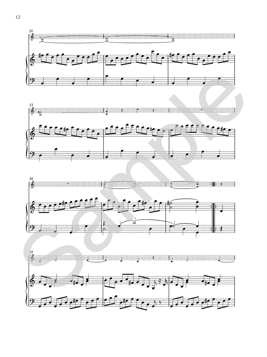 Hildegard Publishing 6 Sonatas Barthélemon noty cembalo klavír housle