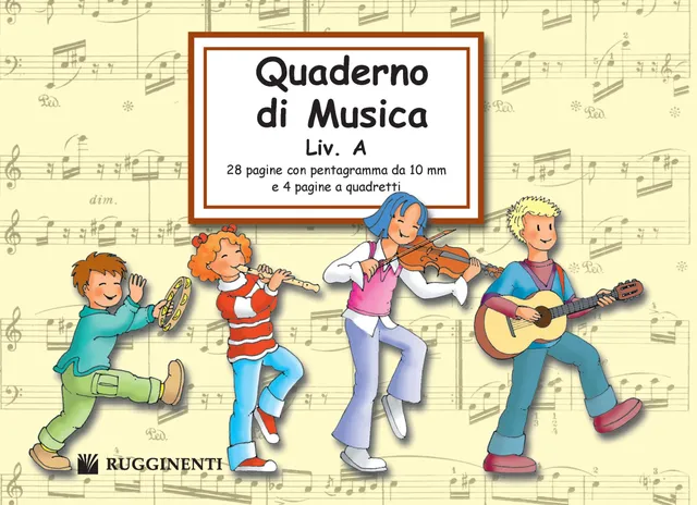 Volonte & Co Quaderno di Musica Liv. A notový sešit