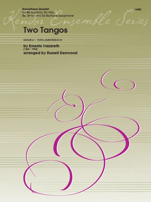 Kendor Music Two Tangos noty pro saxofon SATB 8:15