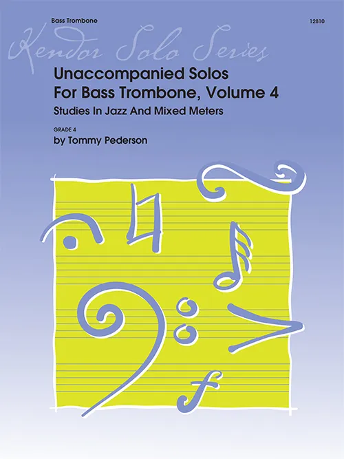 Kendor Music Unaccompanied Solos Bass Trombone noty Vol. 4