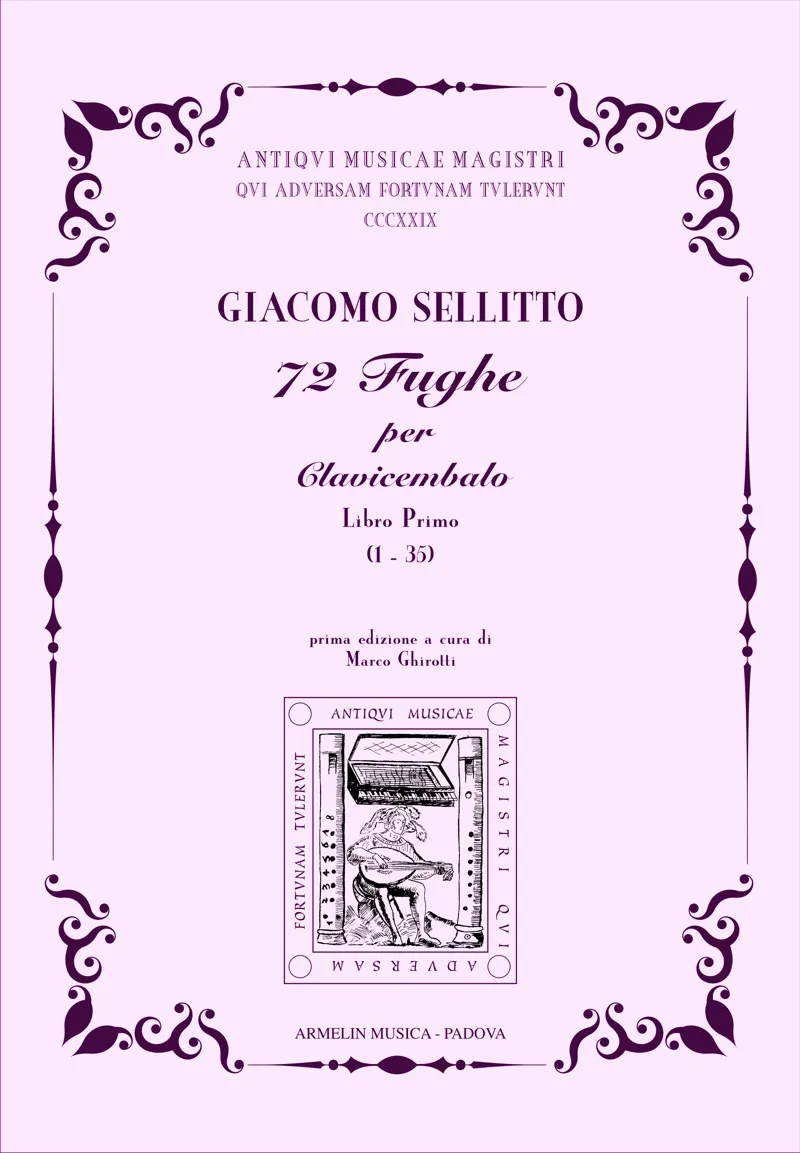 Armelin Musica 72 fughe per Cembalo noty pro cembalo