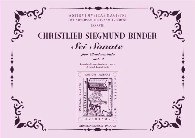 Armelin Musica Sonate per clavicembalo noty pro cembalo