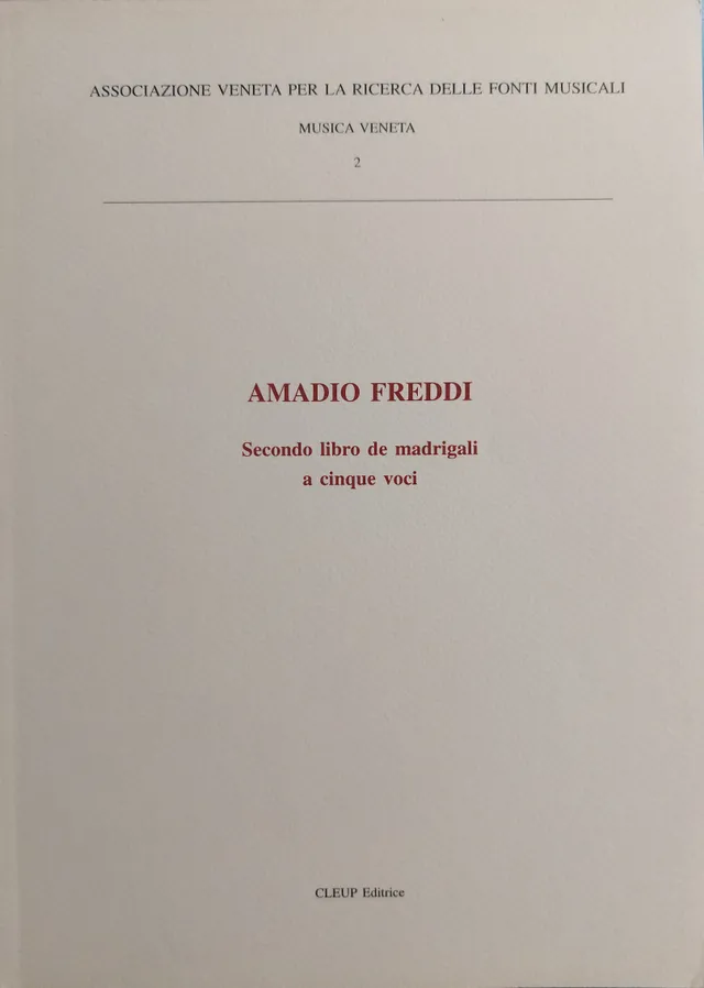 Armelin Musica Secondo libro de madrigali a cinque voci noty pro sbor