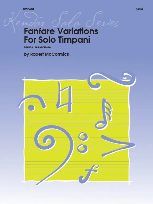 Kendor Music Fanfare Variations noty pro tympány