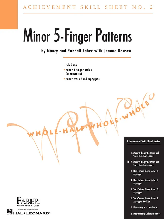 Faber Achievement Skill Sheet 2 mollové noty